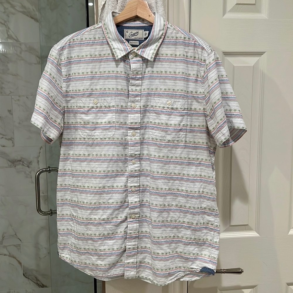 Palm print shirt size L 100% Cotton